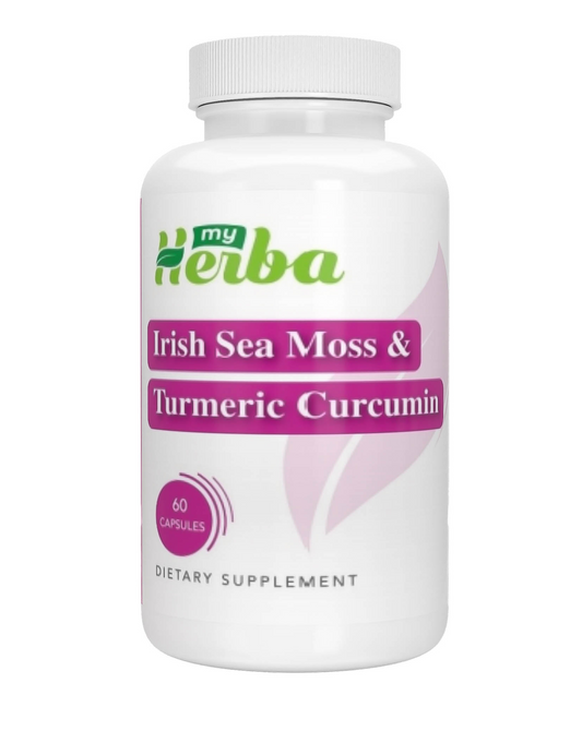 Sea Moss & Turmeric Superfood Supplement - 60 Capsules